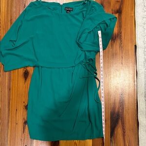 Beautiful green cocktail dress.
Great used condition 
Size 14